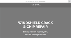 Desktop Screenshot of championwindshieldrepair.com