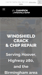 Mobile Screenshot of championwindshieldrepair.com